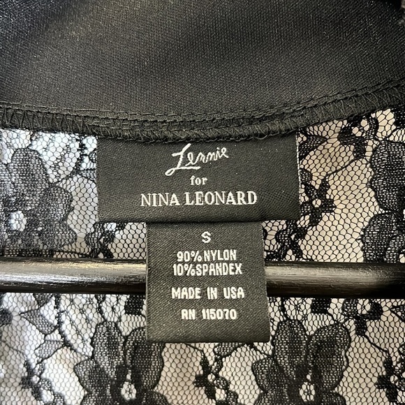 Nina Leonard Lace Cover Up - Picture 3 of 4